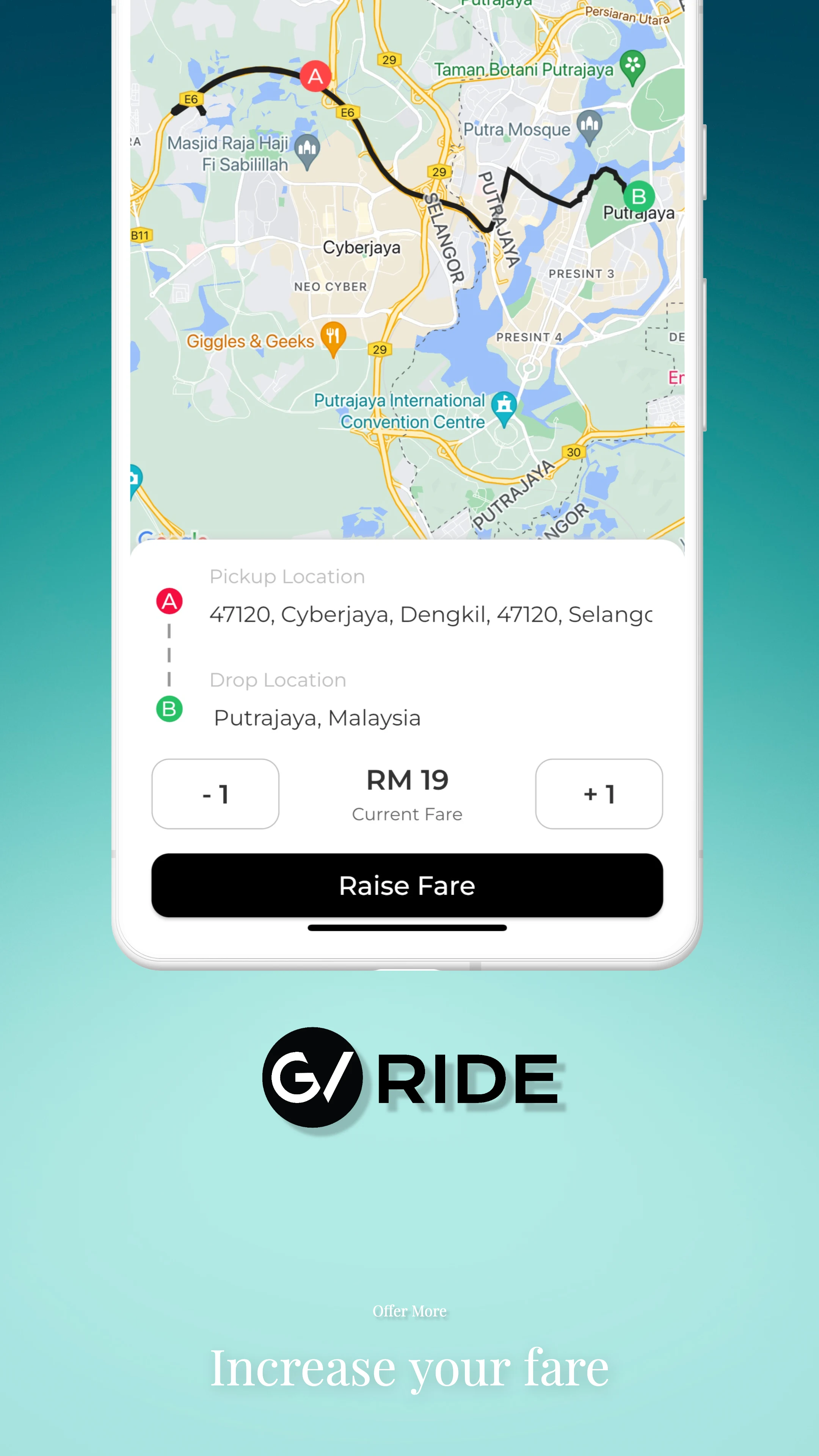 GV RIDE screenshot