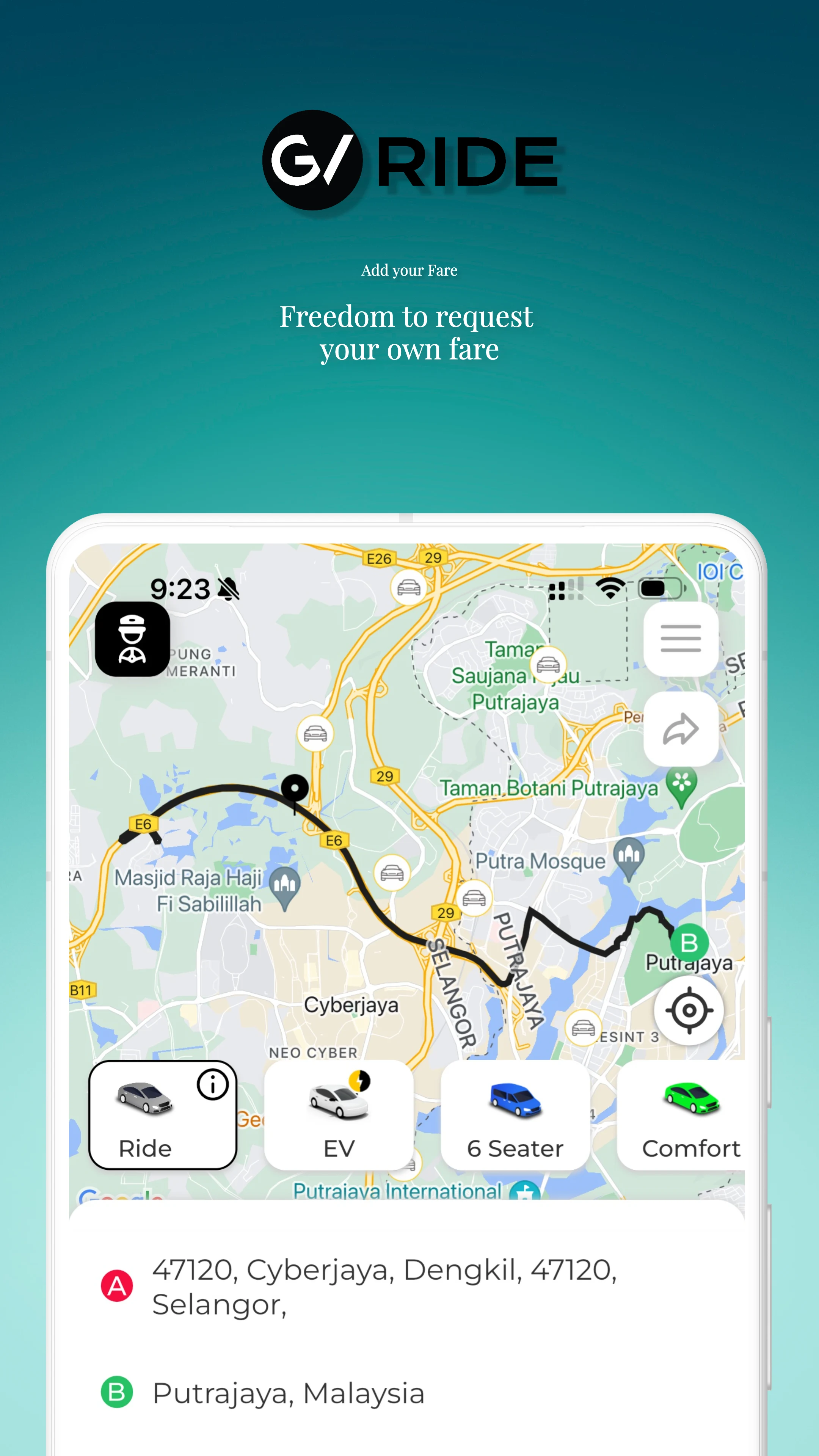 GV RIDE screenshot